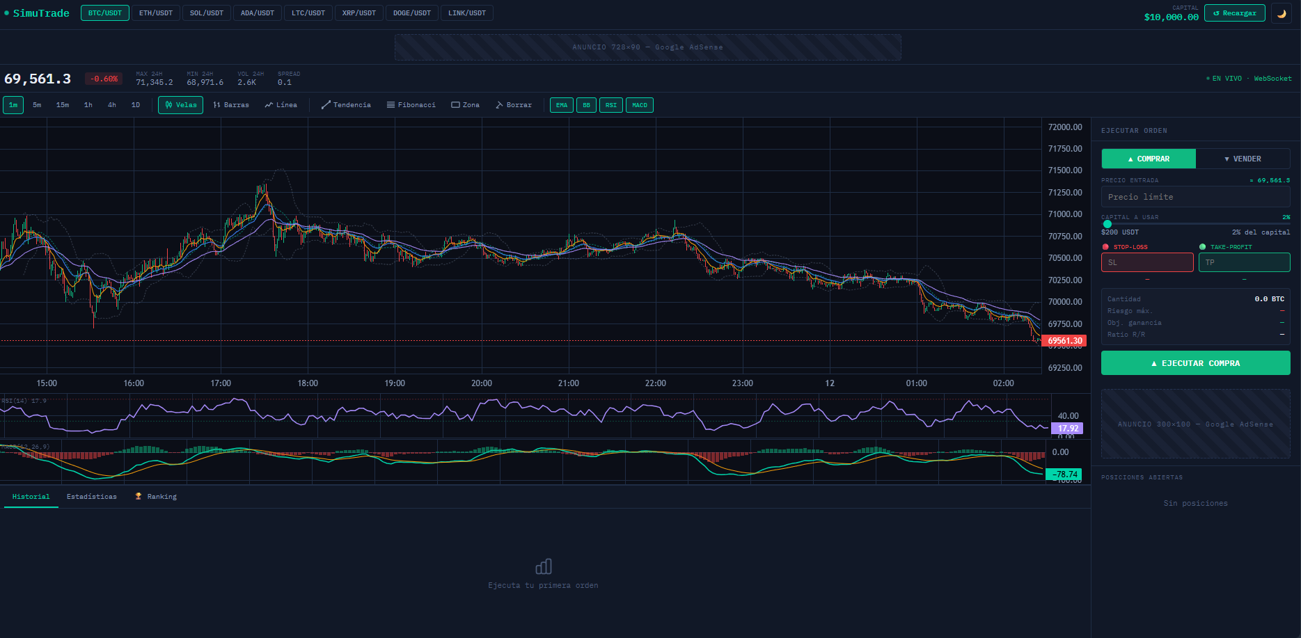 SimuTrade screenshot 1
